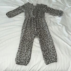 Jumpsuit, leopard gray
